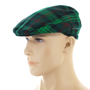 County Flat Cap, Individual Sized to Order, Ross Tartan